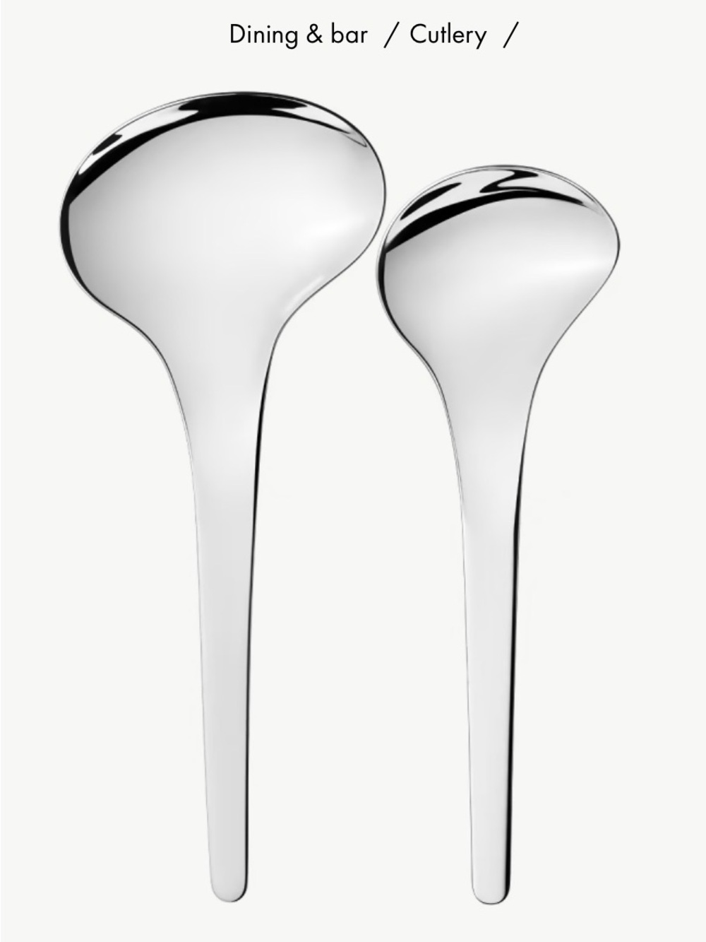 NEW Georg Jensen Bloom Serving Spoon Set of 2
